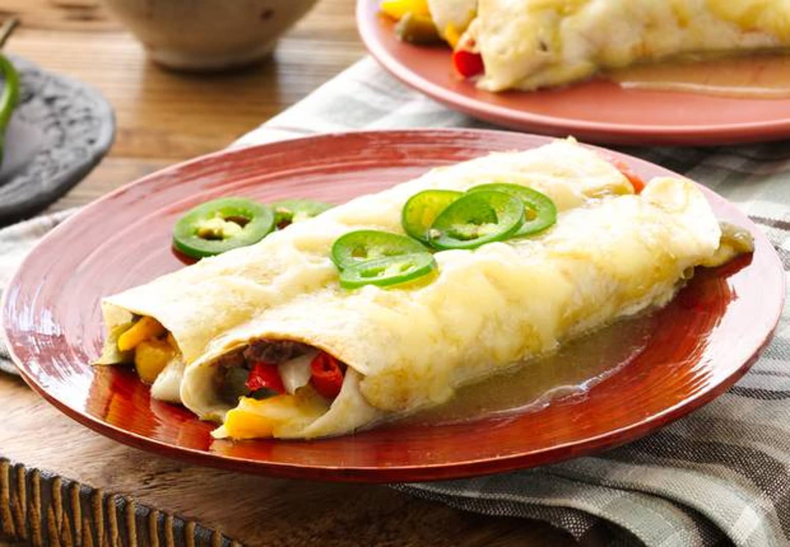 Black Bean and Veggie Enchiladas